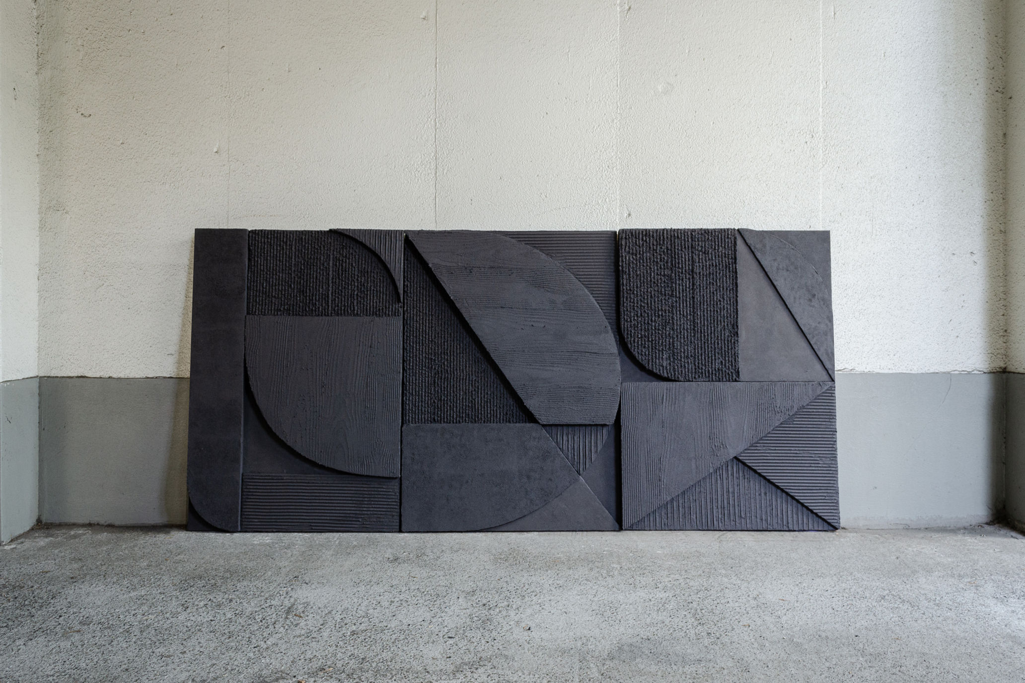 【Japanese Art Panel】和モダン 漆喰　アートパネル　3枚組 Plaster art Wall panel 漆喰 アート パネル Japanese Plaster Art